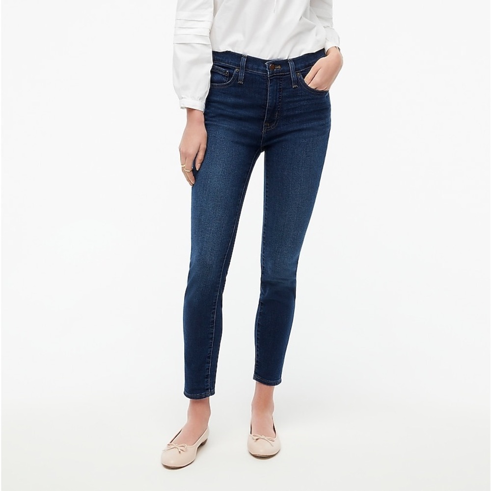 J.CREW * Stretch - mid-rise skinny jean in signature stretch